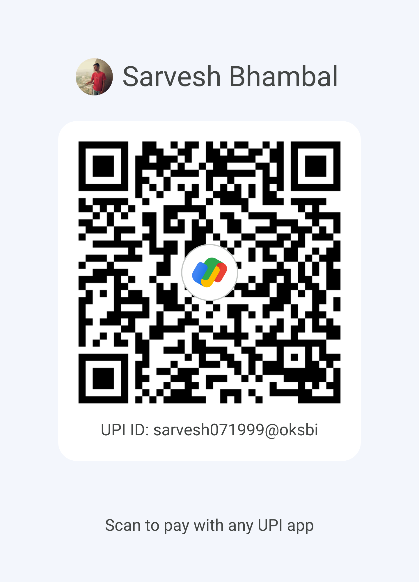 Google Pay QR Code